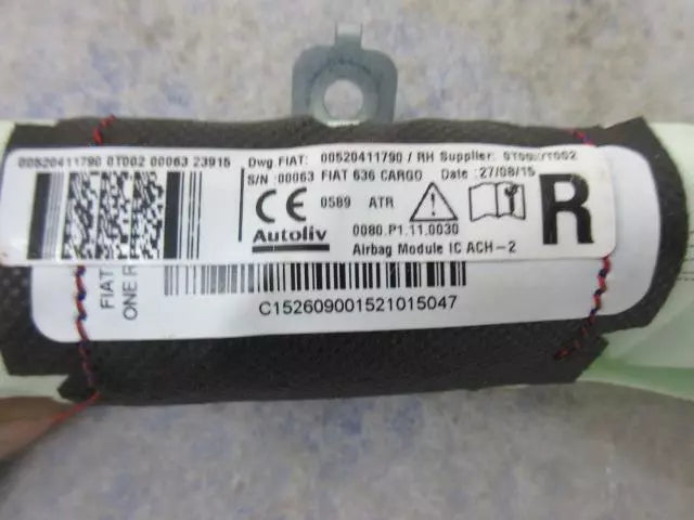 2014-2016 Dodge Promaster Van 1500 2500 3500 Right Passenger Roof Curtain Airbag: 253-07298R