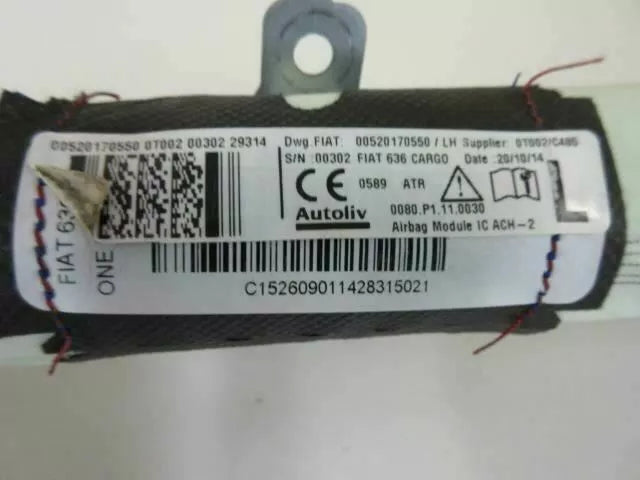 2014-2016 Dodge Promaster Van 1500 2500 3500 Left Driver Roof Curtain Airbag: 253-07295L